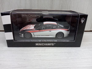 ミニカー MINICHAMPS 1/43スケール Maserati Gran Turismo MC GT4 TEST CAR Trofeo Granturismo MC 2010