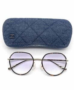 シャネル CHANEL 度入り 眼鏡 フレーム 老眼鏡 ケース付 5219 135