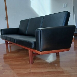 『Model GE236-3』Three seater sofa by Hans J. Wegner for Getama ◆ ウェグナーGE236 フリッツハンセン 北欧ヴィンテージ