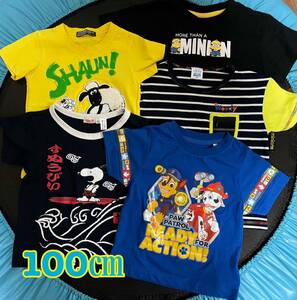 キャラクター　Tシャツ　100 5枚セット　トイストーリー　パウパトロール　他