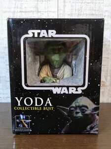 【ジャンク】スターウォーズ COLLECTIBLE BUST ヨーダ フィギュア/STAR WARS/YODA/コレクティブル バスト/ポリストーン/限定品/レア