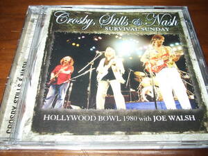 Crosby Stills & Nash《 Survival Sunday 》★ジョー・ウォルシュ／発掘ライブ