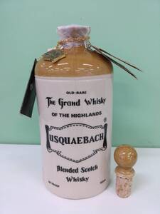 USQUAEBACH ウシュクベ　アルコール 未開封　Old-Rare オールドレア　ブレンデッドスコッチウイスキー　コルク付き 750ml 陶器 43%