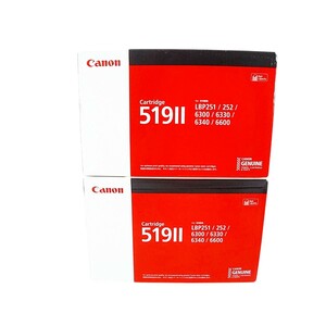 Canon トナーカートリッジ 519II 2個セット