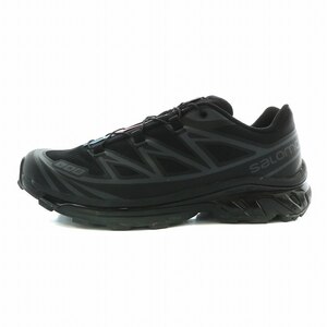 サロモン Salomon XT-6 スニーカー ローカット ロゴ US8.5 26.5 黒 ブラック 410866 /XZ ■GY18 メンズ