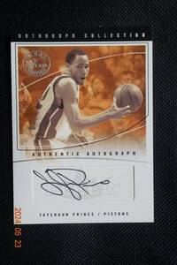 Tayshaun Prince 2003-04 Flair Final Edition Autographs Collection #072/100