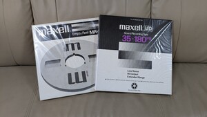 【内容未確認】 オープンリールテープ maxell 35-180PR メタル空リールセット マクセル MR-10