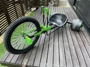 HUFFY GREENMACHINE　ドリフト　トライク　ドリフト　3輪車　美品　82㎏まで乗用可能