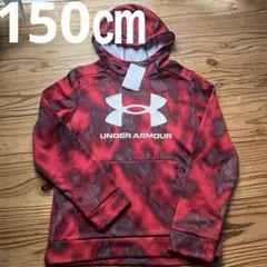 セール　UNDER ARMOUR　パーカー レッド145〜155