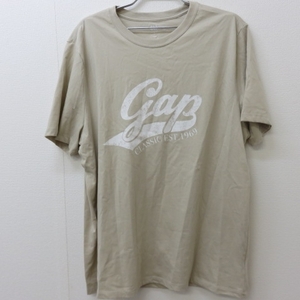 Y101★GAP ギャップ　クラシック　半袖Tシャツ　XL　ベージュ　9/4★A