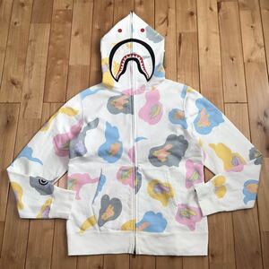 Def camo シャーク パーカー Lサイズ shark full zip hoodie a bathing ape BAPE candy color エイプ ベイプ アベイシングエイプ z1499