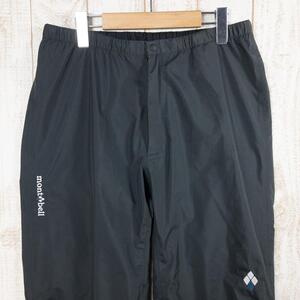 MENs S モンベル サンダーパス パンツ レインシェル 防水 透湿 MONTBELL 1128574 Gunmetal グレー系