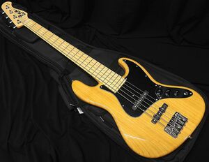 Fujigen FGN NJB10MBAHV VNT フジゲン 5弦ベース ジャズベース タイプ ヴィンテージ ナチュラル アッシュ メイプル エレキベース