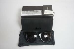 美品 国内正規 DOLCE&GABBANA ドルチェ＆ガッバーナ ドルガバ サングラス メガネ フレーム DG4286-F 黒 54□20 本物 1120O