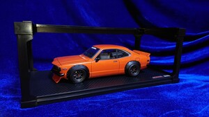 1/18 MAZDA SAVANNA RX-3 S124A SEMI WORKS Ignition model IG1143 Orange イグニッションモデル マツダ サバンナ セミワークス ワタナベ 