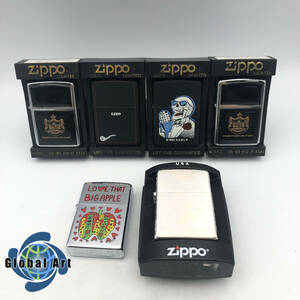 ★E41000【未使用保管品】ZIPPO ジッポー/オイルライター/ジェームスリジィ 等/2000年製/2003年製 等/まとめて/計6点セット/箱付含