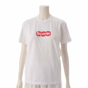 【ルイヴィトン】Louis Vuitton　シュプリーム 17AW モノグラム Box Logo Tee ボックスロゴ 半袖 Tシャツ ホワイト XXS 【中古】201297