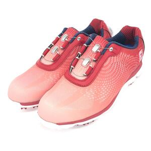 新品同様◆FootJoy フットジョイ エンパワー ゴルフシューズ 24.0◆98009J レッド/ピンク レディース 靴 シューズ shoes