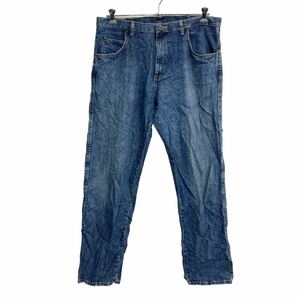 Wrangler デニムパンツ W38 ラングラー ビッグサイズ ブルー メキシコ製 古着卸 アメリカ仕入 2304-611