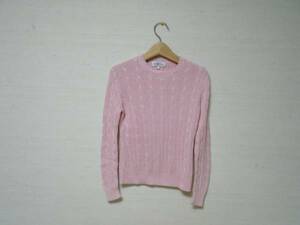 BROOKS BROTHERS MERCERIZED COTTON SWEATER PINK