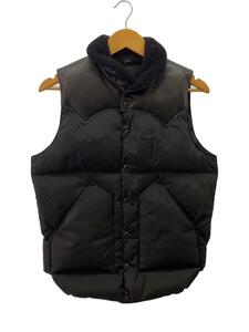 Rocky Mountain Featherbed◆Christy Vest/ダウンベスト/36/ナイロン/BLK/450-462-11/※シミ有