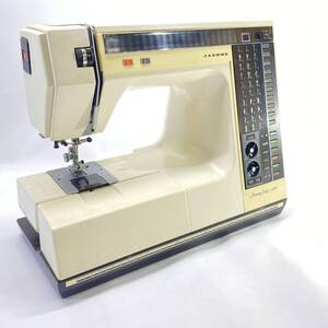 1円～ 4T21381224 JANOME ジャノメ Memory Craft 6000 メモリークラフト ミシン フットペダル付き MODEL 6000 通電のみ確認 現状品