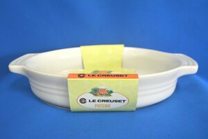 ◆◇LE CREUSET 24cm オーバルディッシュ 未使用品 ◇◆