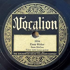 【S】RARE!!! SAM McGEE VOCALION Easy Rider/ Chervolet Car 