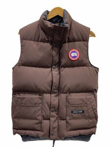 CANADA GOOSE◆ダウンベスト/XS/ポリエステル/BRW/FREE STYLE CREW