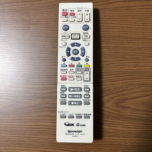 SHARP シャープ DVD DVDレコーダー テレビ リモコン GA426PA