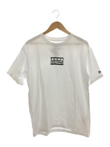 YOHJI YAMAMOTO◆Tシャツ/XL/コットン/WHT/HJ-T93-282/ERASER LOGO//