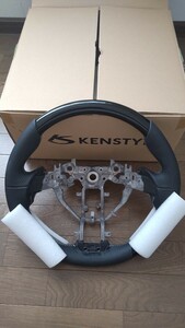 ☆未使用品 KENSTYLE(ケンスタイル) エクストレイルT32前期 ピアノブラック/レザーコンビ(シルバーステッチ) NC01☆