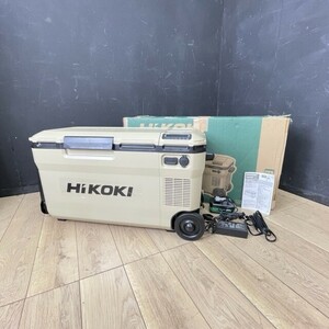 手渡し歓迎 ハイコーキ コードレス冷温庫 UL18DE HIKOKI サンドベージュ 3部屋モード搭載 大容量36L 蓋のロックかからず 095063/21634