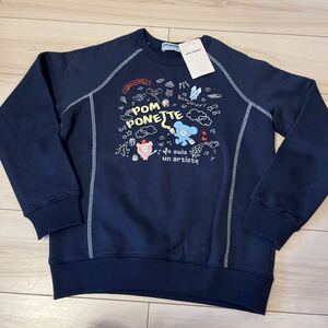 新品☆ポンポネット ☆トレーナー☆紺☆ネイビー