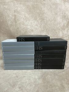 VHS ビデオテープ TDK HS120 使用済みテープ 中古 15本 レトロ