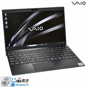 LTE フルHD Wi-Fi6 顔認証 VAIO Pro PJ VJPJ13C12N 第10世代 Core i5 1035G1 M.2SSD256G メモリ8G Webカメラ USBType-C Windows11