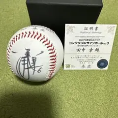 田中幸雄 日本プロ野球OBクラブ コレクタブルサインボール直筆サイン入りボール