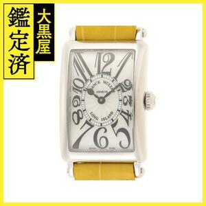 FRANCK MULLER　フランク・ミュラー　ロングアイランド　902QZ　SS/レザー　女性用クオーツ時計【473】