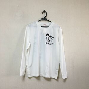 【新品】PetitBerry◆部活Tシャツ◆長袖x勝x白◆サイズTL(160)◆在庫2