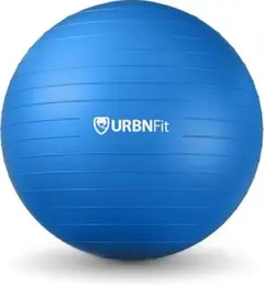 URBNFit バランスボール 65cm スポーツ エクササイズボール ブルー