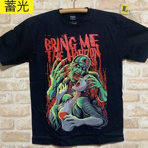 ブリングミー ザホライズン Tシャツ　蓄光　L サイズロックバンド　GLOW IN THE DARK Bring Me the Horizon