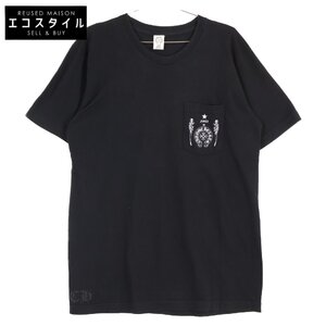 国内正規/ Chrome Hearts クロムハーツ JOE FOTI HERE COMES MR.OCULUSTOKYO OSAKA 半袖Tシャツ/ トップス L ブラック メンズ