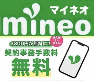 【契約縛り無し！】 mineo マイネオ　エントリーパッケージ【お申込み期限無し！】