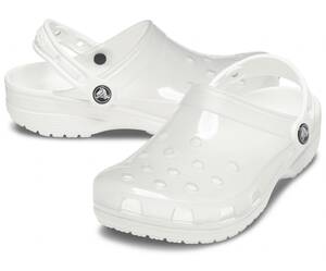 CROCS CLASSIC TRANSLUCENT CLOG　白系　29ｃｍ