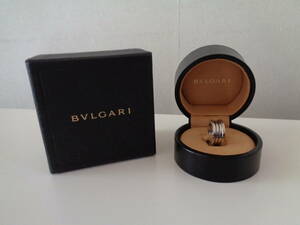 BVLGARI　ブルガリ　B-Zero1　指輪　#47　7号　ビーゼロワン　リング　ホワイトゴールド　シルバー　銀　ピンキーリング