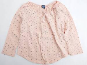 babyGAP トドラー ドット長袖シャツ ピンク 80cm