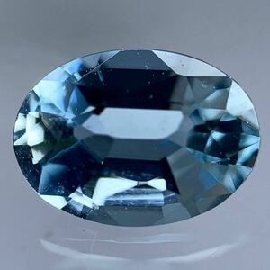 〔天然アクアマリン 0.714ct〕S約7.09×5.16mm ルース 裸石 宝石 ジュエリー aquamarine jewelry beryl DE0