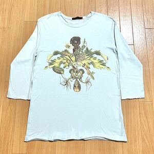 UNDERCOVER 2005ss but beautiful Ⅱ 5分袖 Tシャツ ロンT 長袖カットソー 人体模型 目玉 スカル 骸骨 ドクロ プリント archive サイズ3