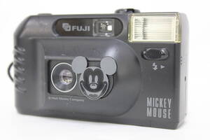 【返品保証】 フジフィルム Fujifilm Mickey Mouse DL-7 ブラック コンパクトカメラ v7136