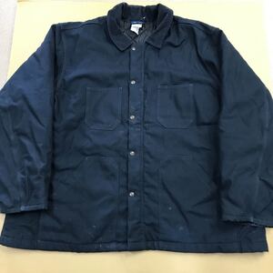 ディッキーズ　4XL Dickies 大きいサイズ　キングサイズ　ワークジャケット　アウター　中綿　キルティング　ネイビー　メンズ